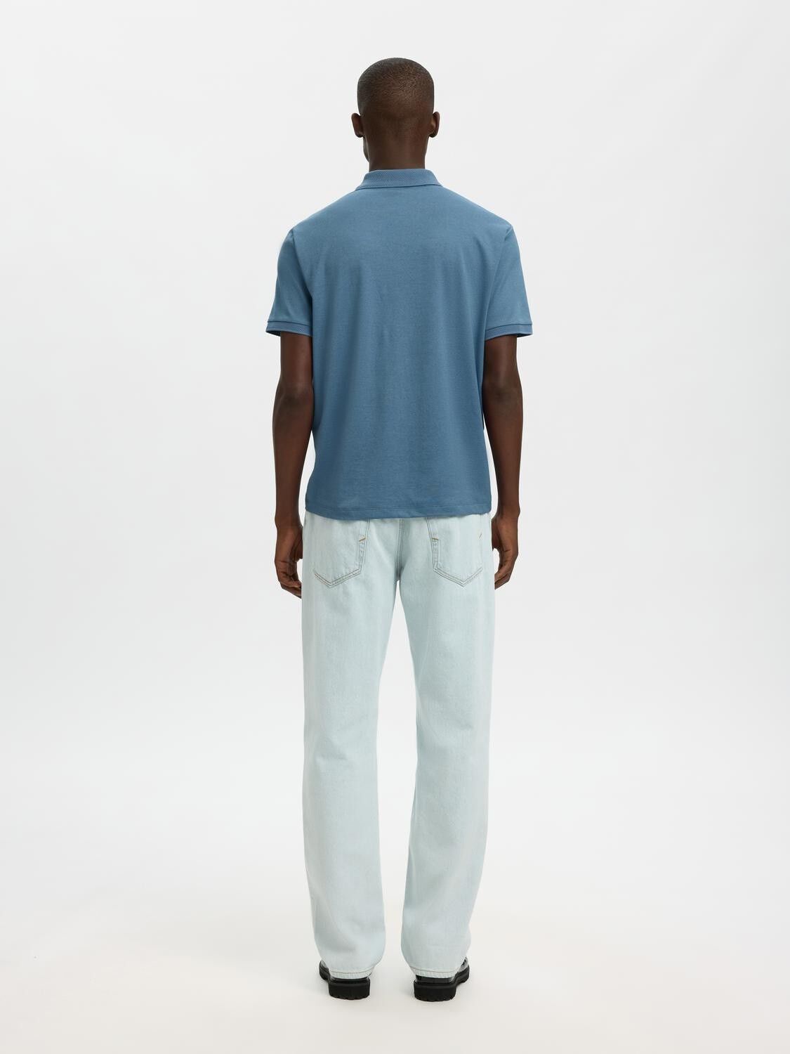 SLHFAVE ZIP SS POLO NOOS