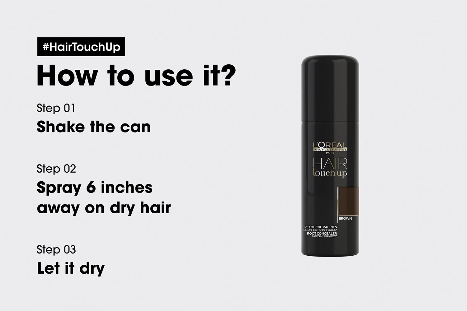 L'Or&eacute;al Professionnel Hair Touch Up Brown