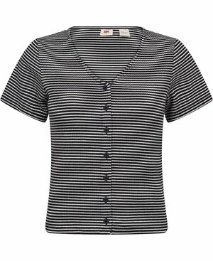 MUSE SS TEE VANILLA STRIPE CAV