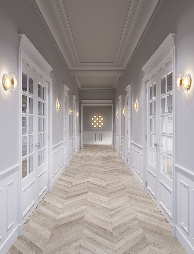 Blossi Wall, nordic gold / clear