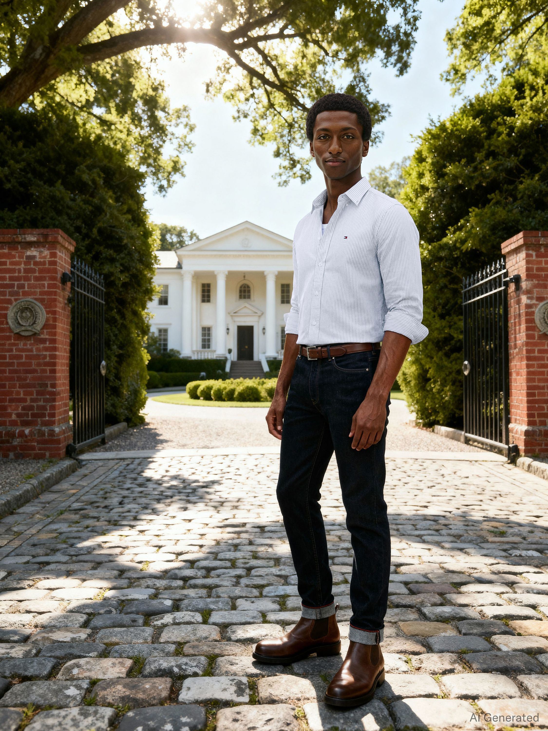 HERITAGE OXFORD STRIPE RF SHIRT