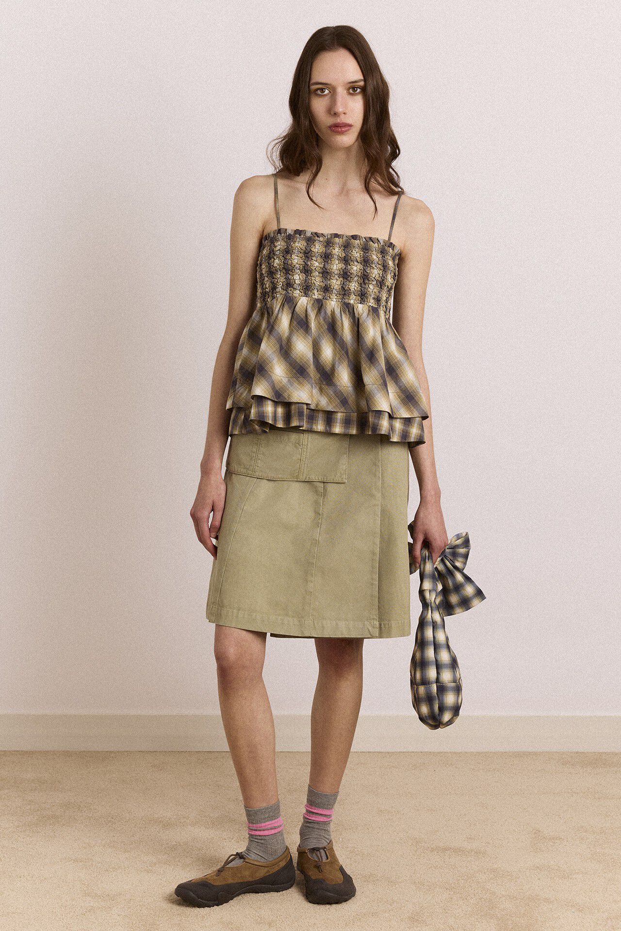 AZALEA CAMI - CARDAMON CHECK MIXED