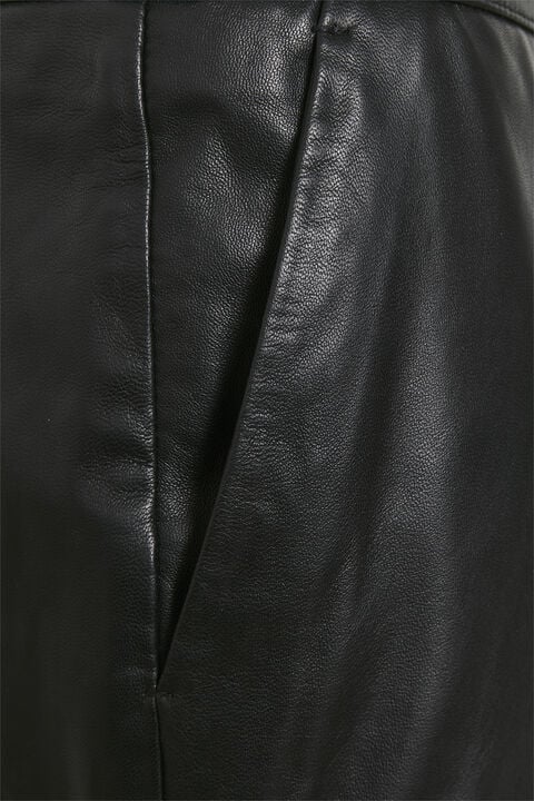 CUberta Leather Skirt