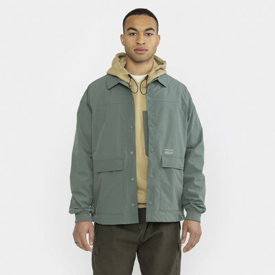 Coach jacket in a leight weight ripstop fabric with under ar