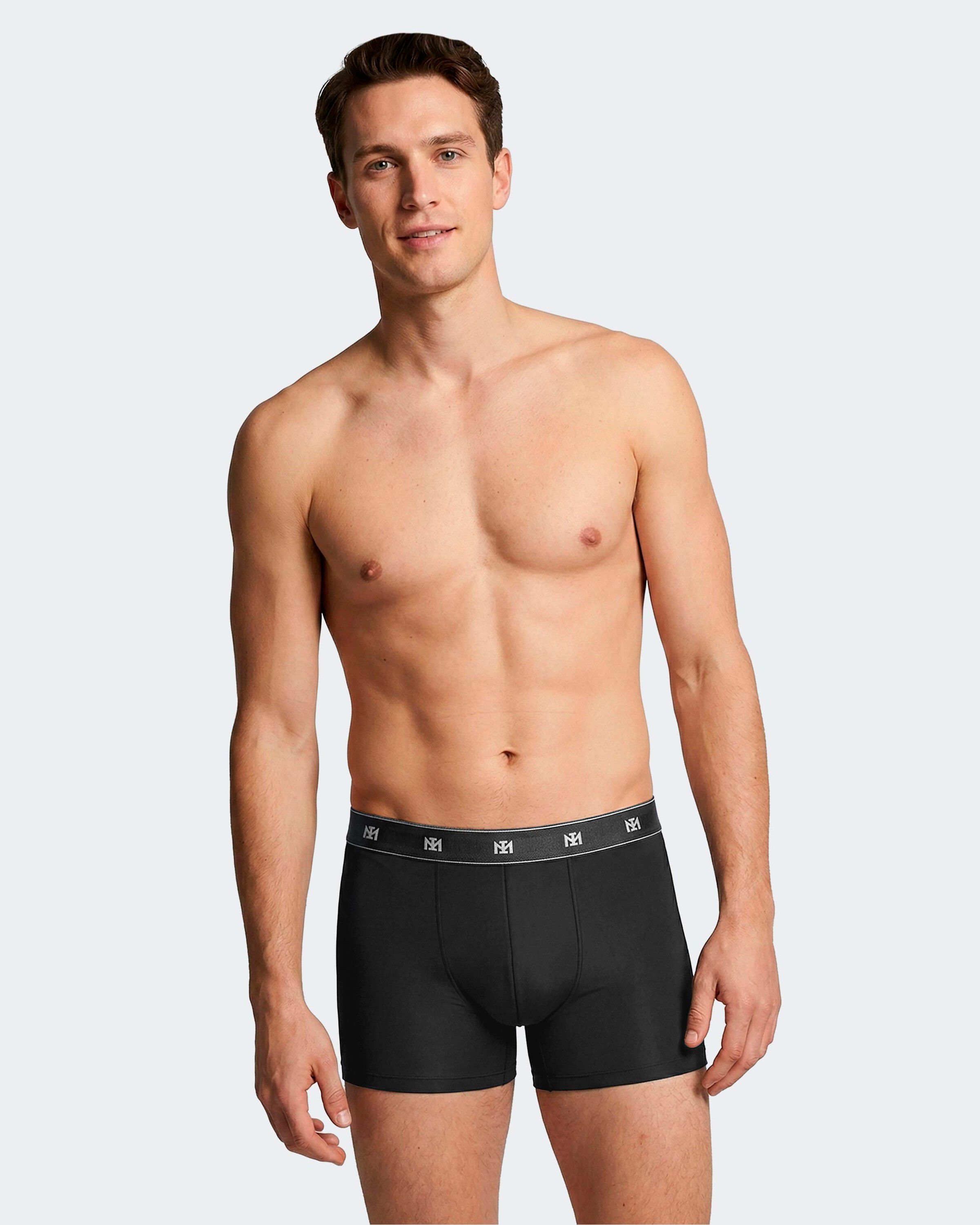 Pack of 2 men's boxers in Lyocell