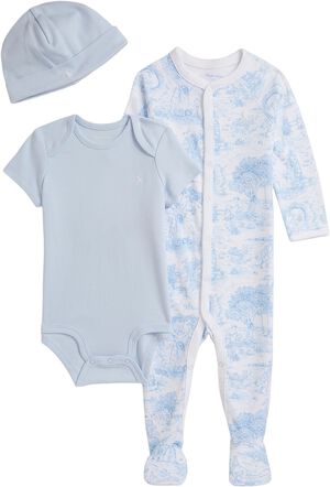 Toile Cotton 3-Piece Gift Set
