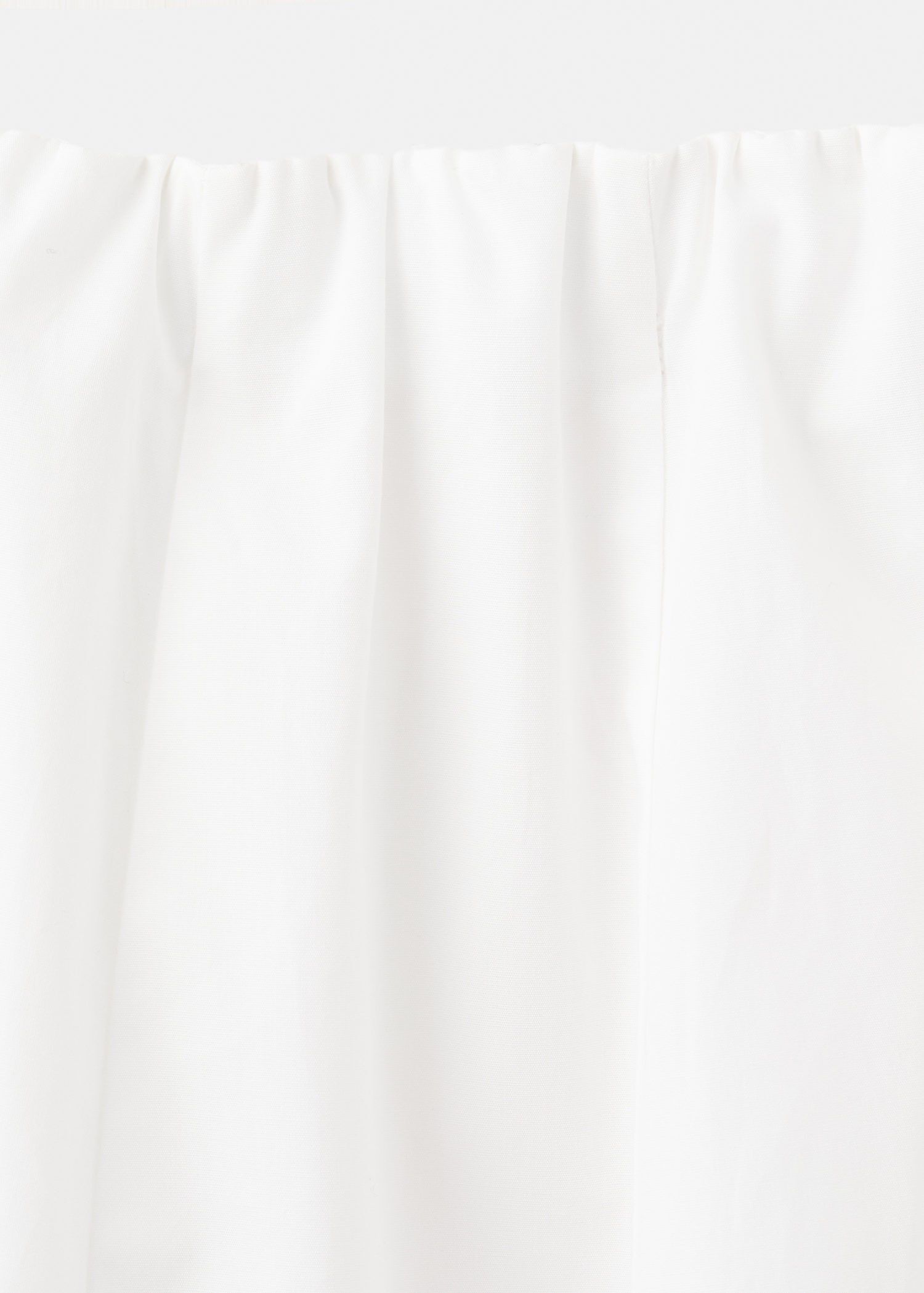 Flared cotton skirt