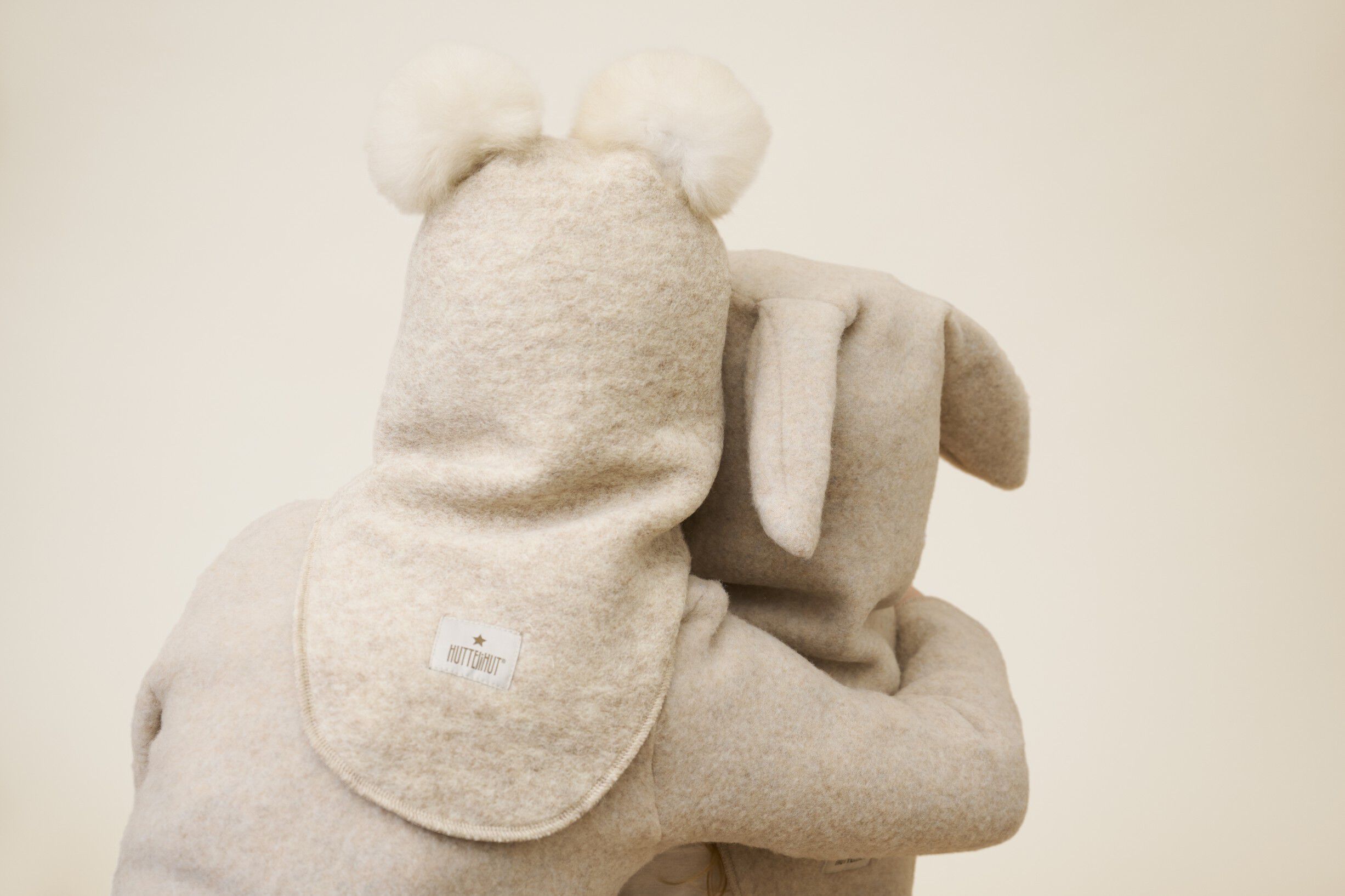 Balaclava w. Alpaca Pompoms