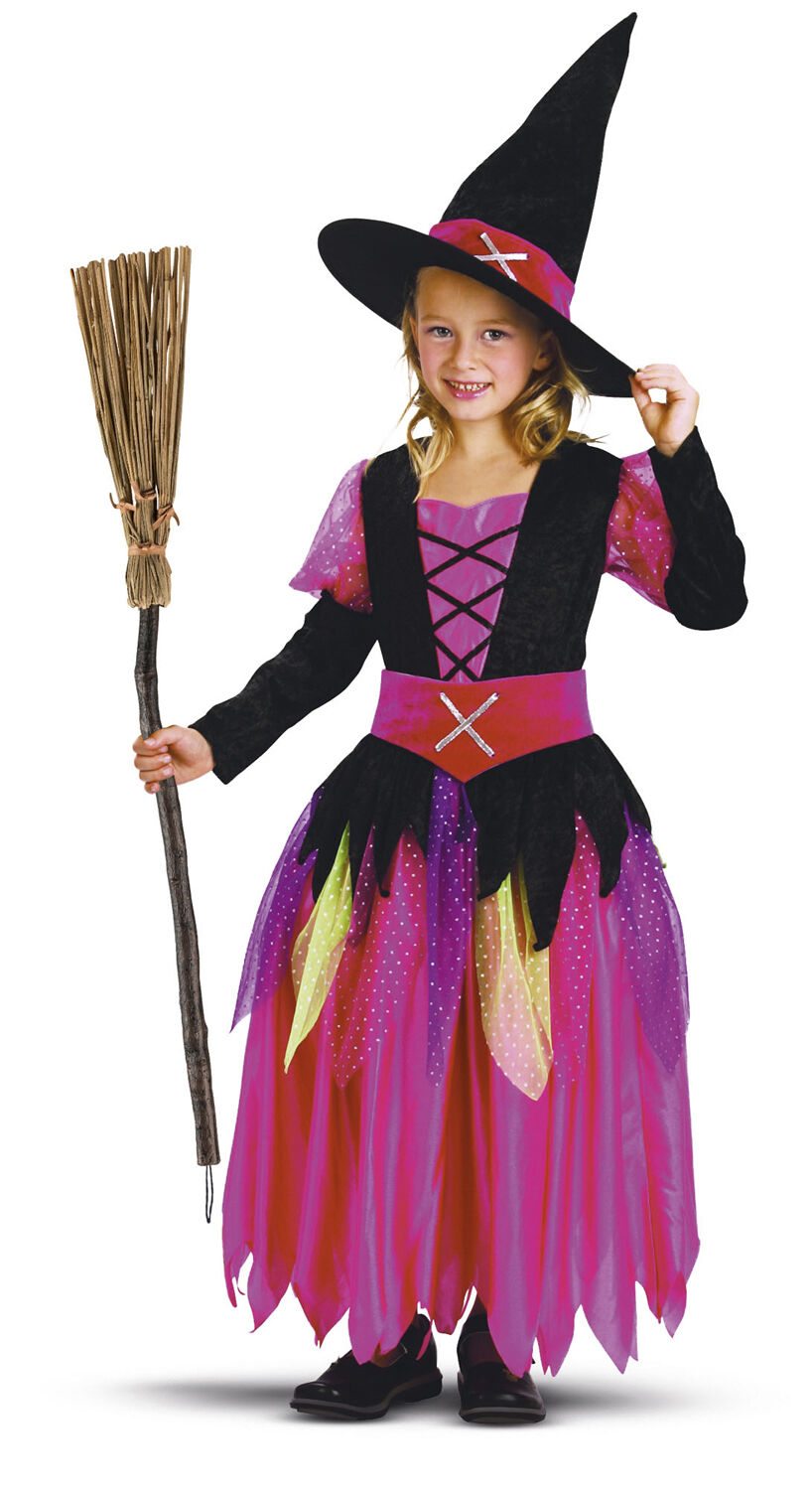 Pink heks Deluxekjole str. 140