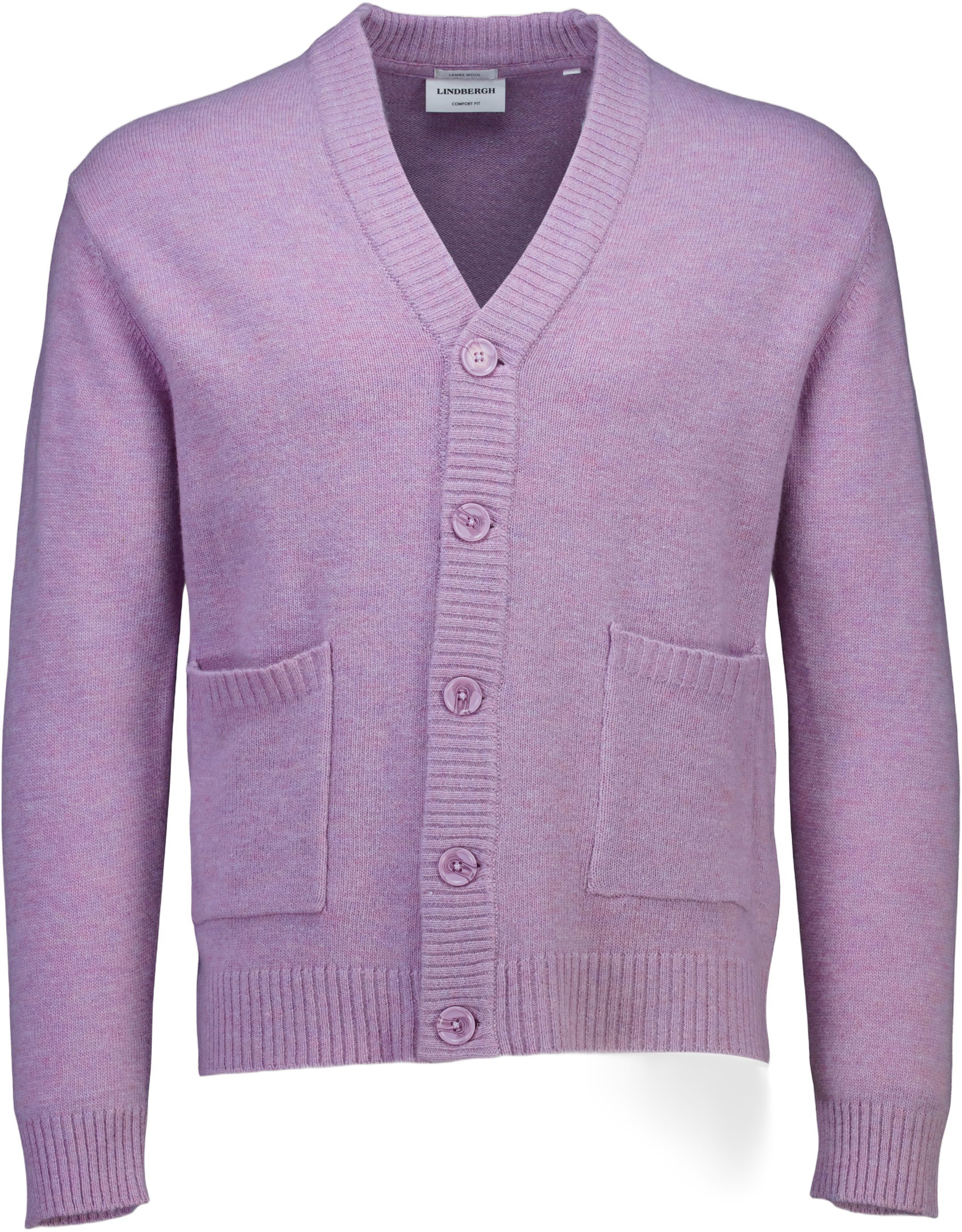 Lambswool button cardigan