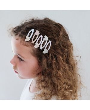 Mimi & Lula - 5 hårspænder - Mini Heart Shimmer Enchanted