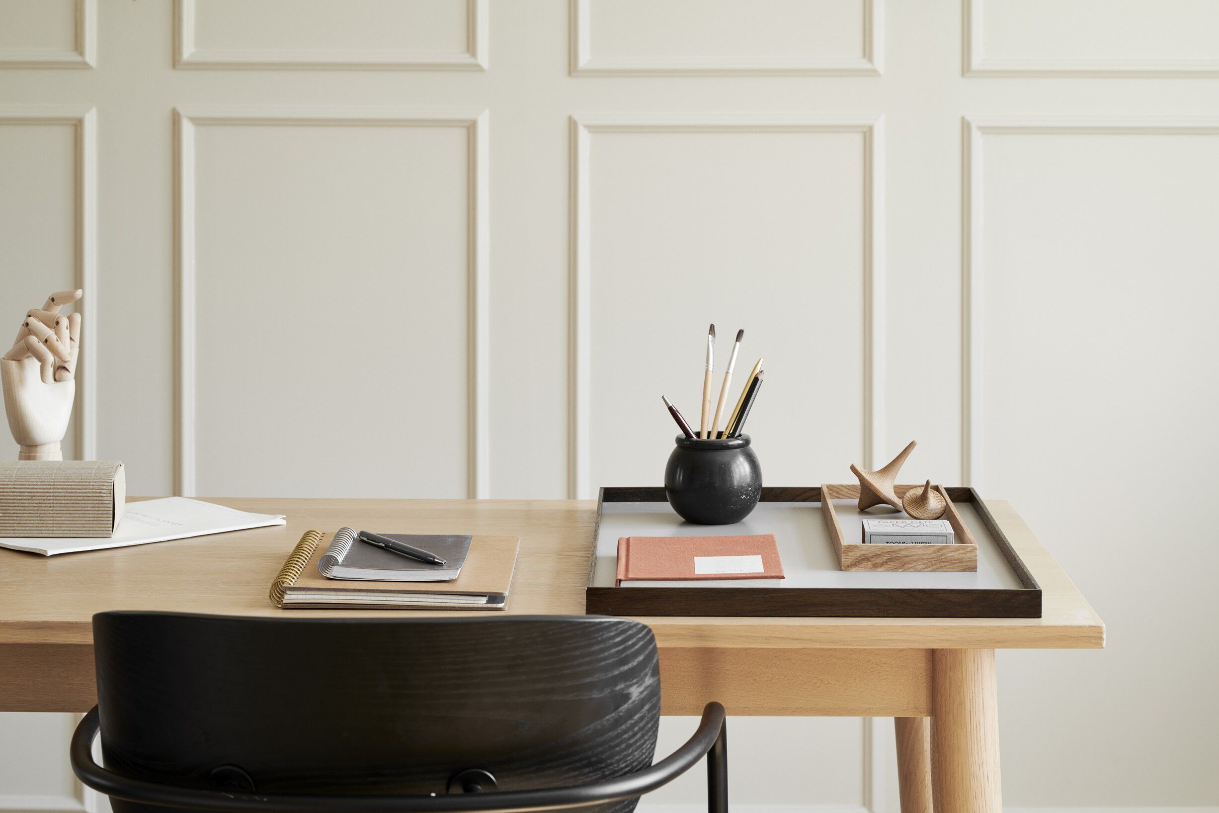 FRAME Tray Small Oak Grey