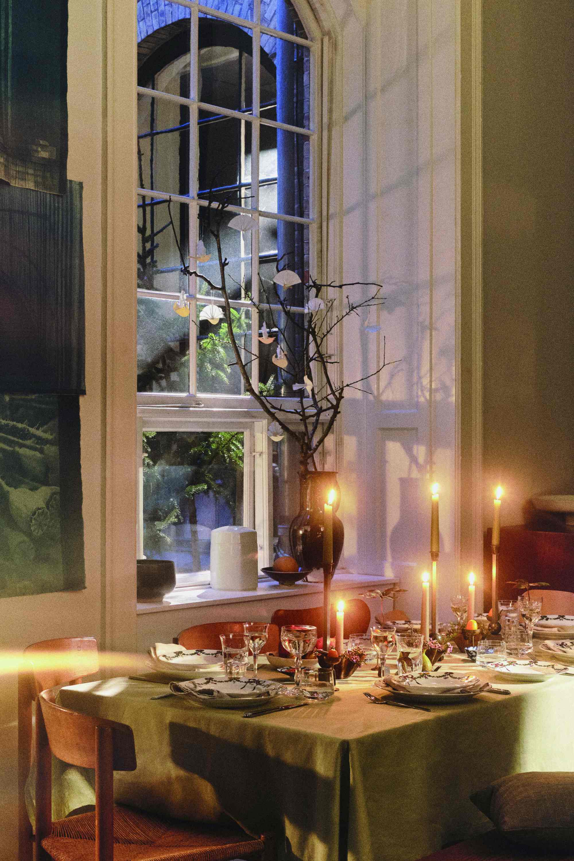 Stjerne Riflet Jul 22 cm. tallerken