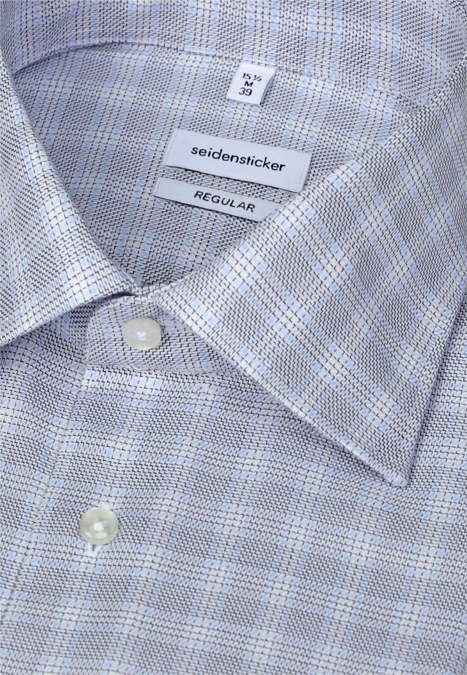 Business shirt Regular 1/1 Kent-Collar Check