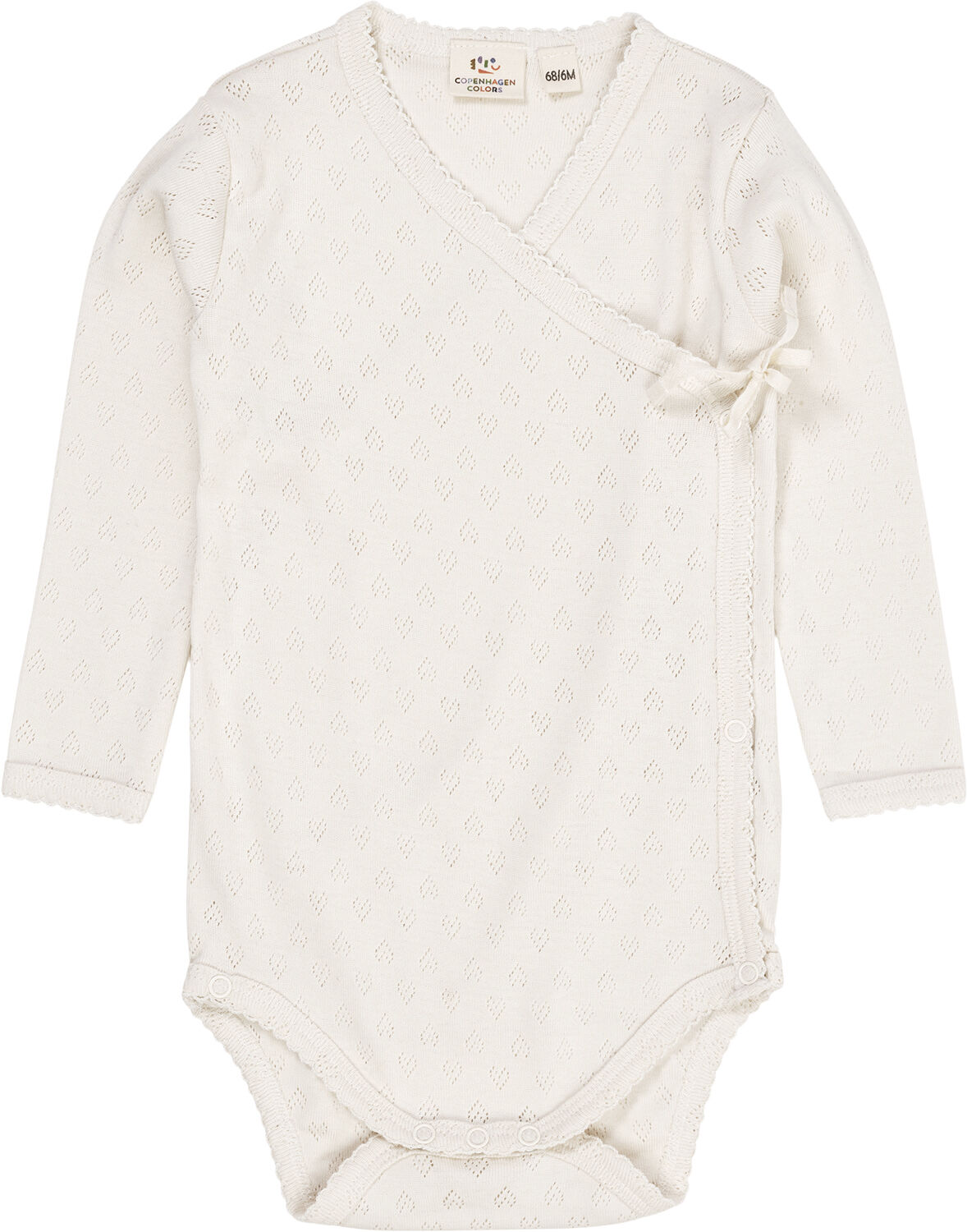 POINTELLE HEART CROSSOVER BODY LS