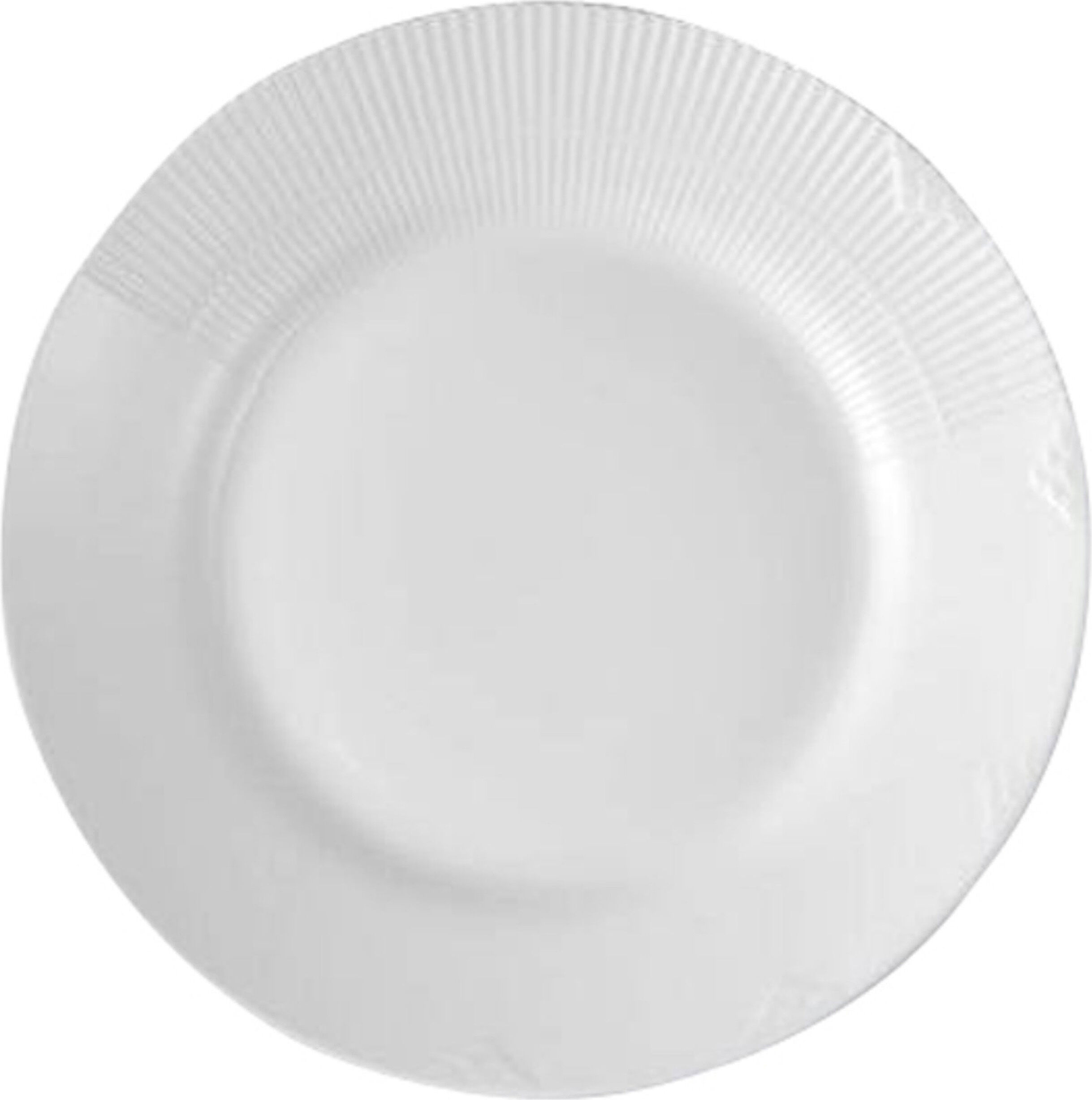 Hvid Elements 26 cm. tallerken