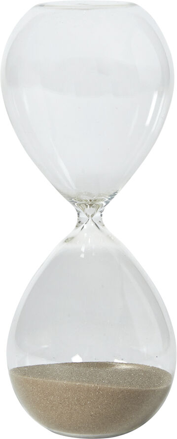 Timeglas D8x20cm glas/sand
