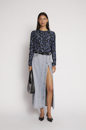 SEIMA EcoVero Viscose and Silk Blend Blouse