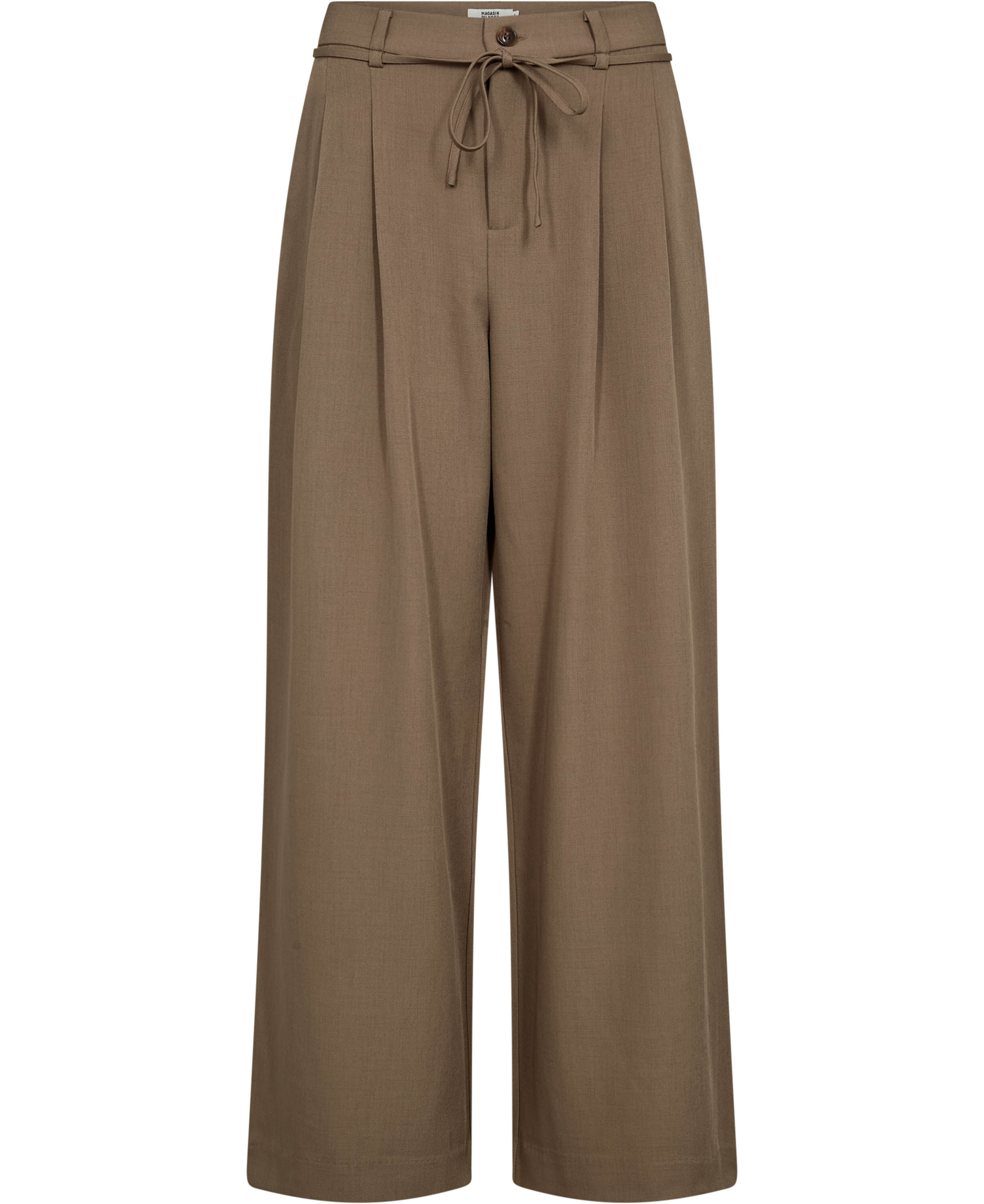 Gwen 4 Bukser med lige ben og bindeb&aring;nds detalje - GRS