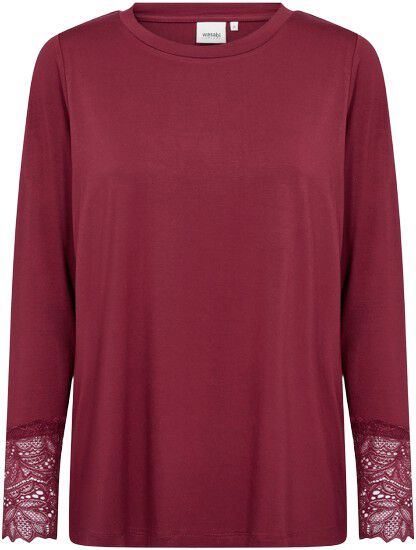 WA-STELLA 24 Bluse Bordeaux