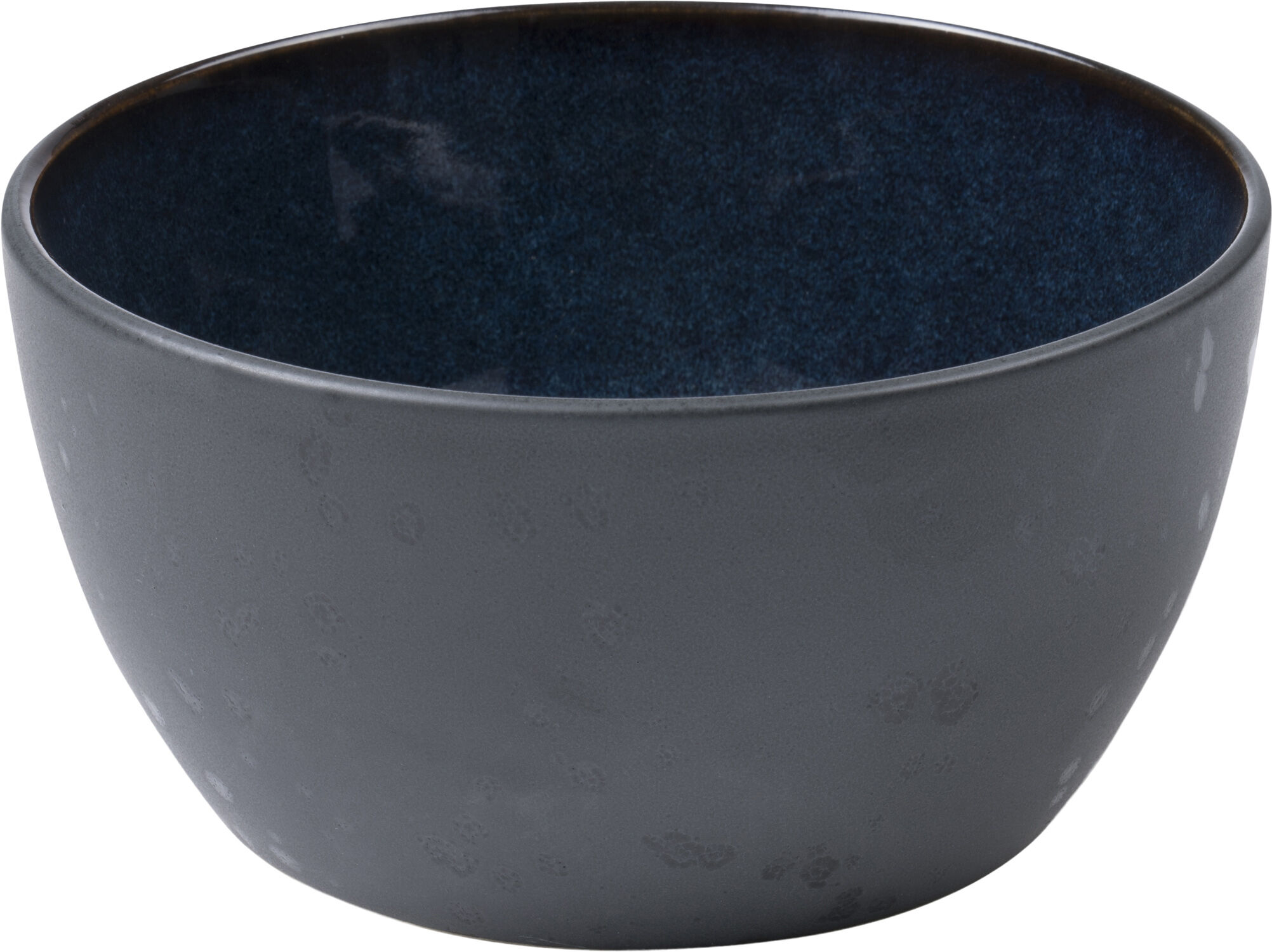 Sk&aring;l 14 cm sort/m&oslash;rkbl&aring; Bitz