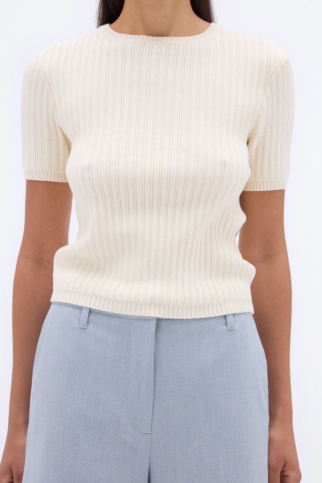 Knit Short Sleeve Tshirt