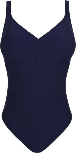 Aswan badedragt uden b&oslash;jle med dyb udsk&aelig;ring