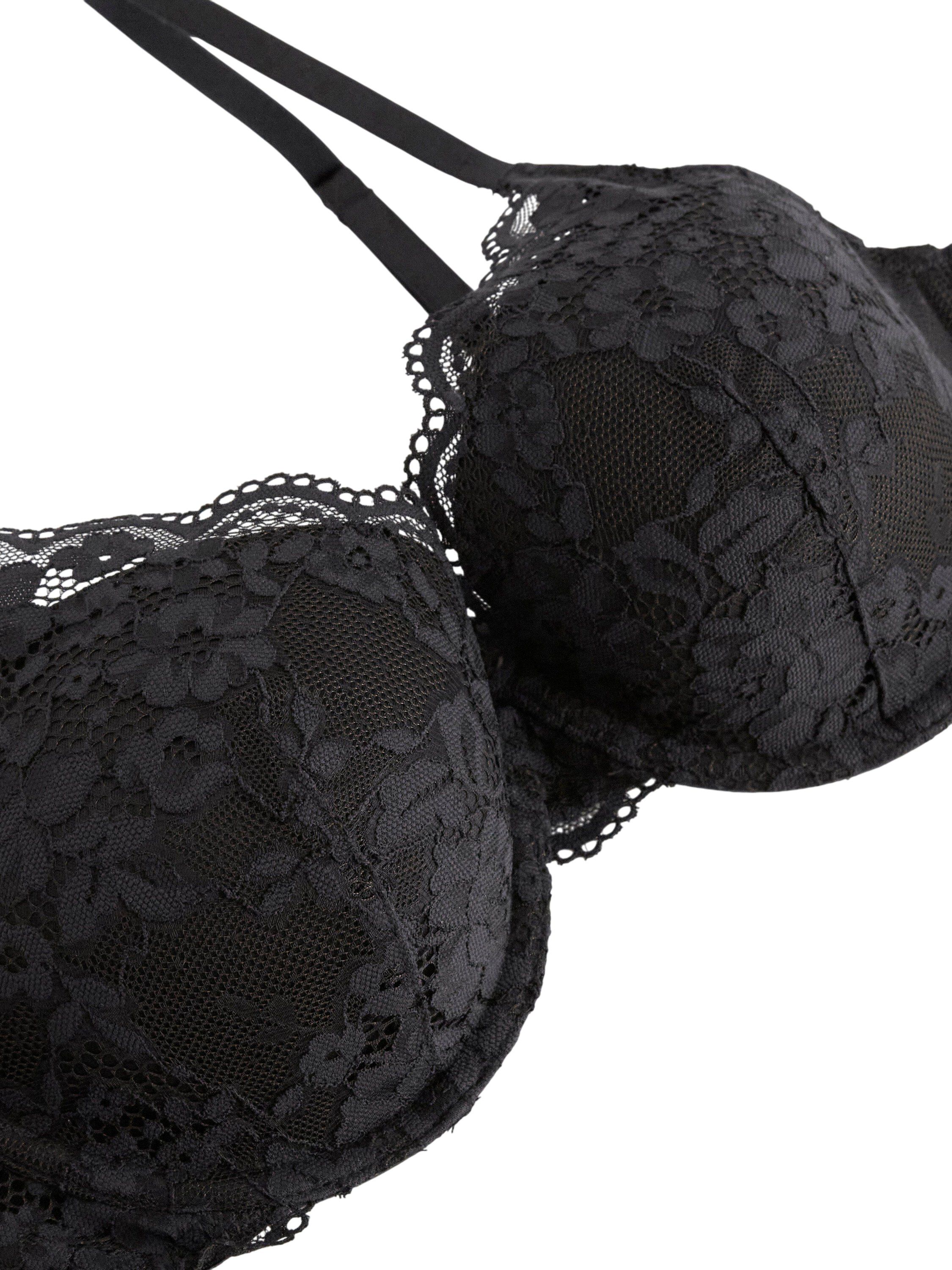 Lilja t-shirt-bh med blonder