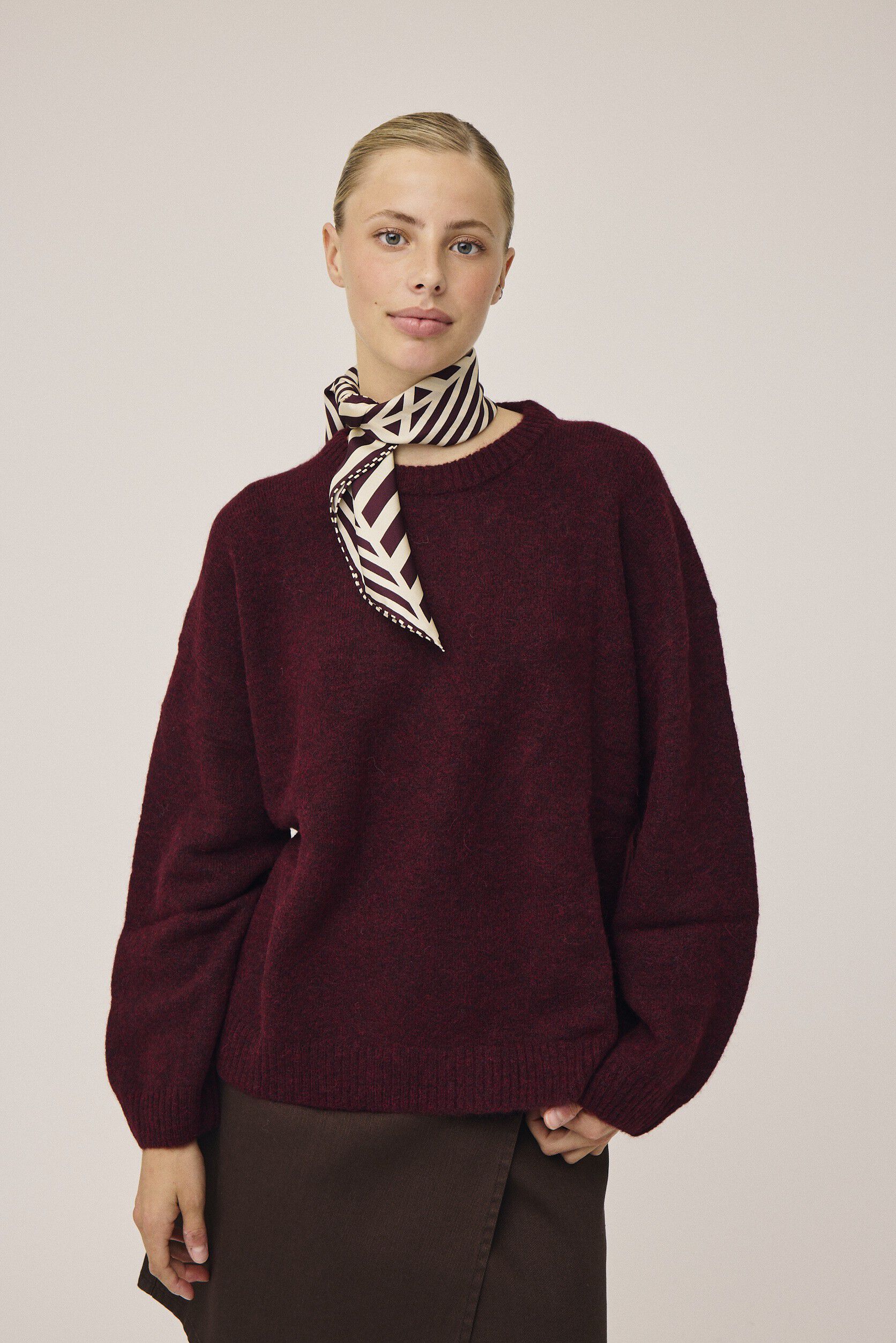 Cindi 8 Striksweater - Alpakamix RWS