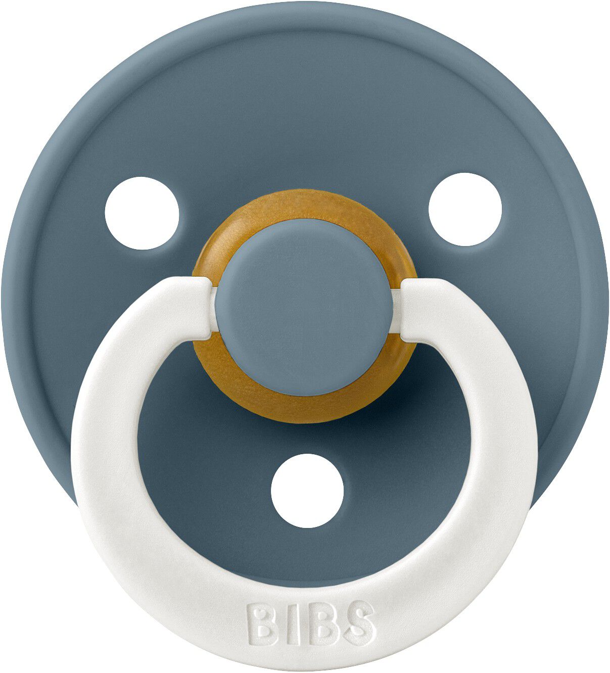 BIBS Pacifier Colour Latex Size 1 Petrol GLOW