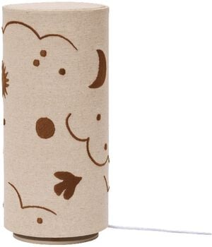 Skye Table Lamp - Natural/Bronze