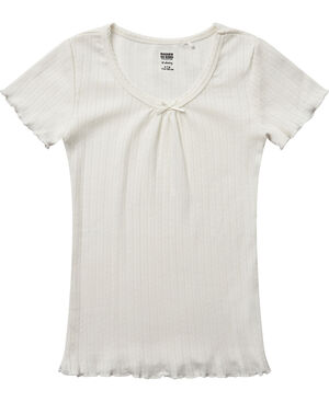 Ava pointelle t-shirt - Organic GOTS