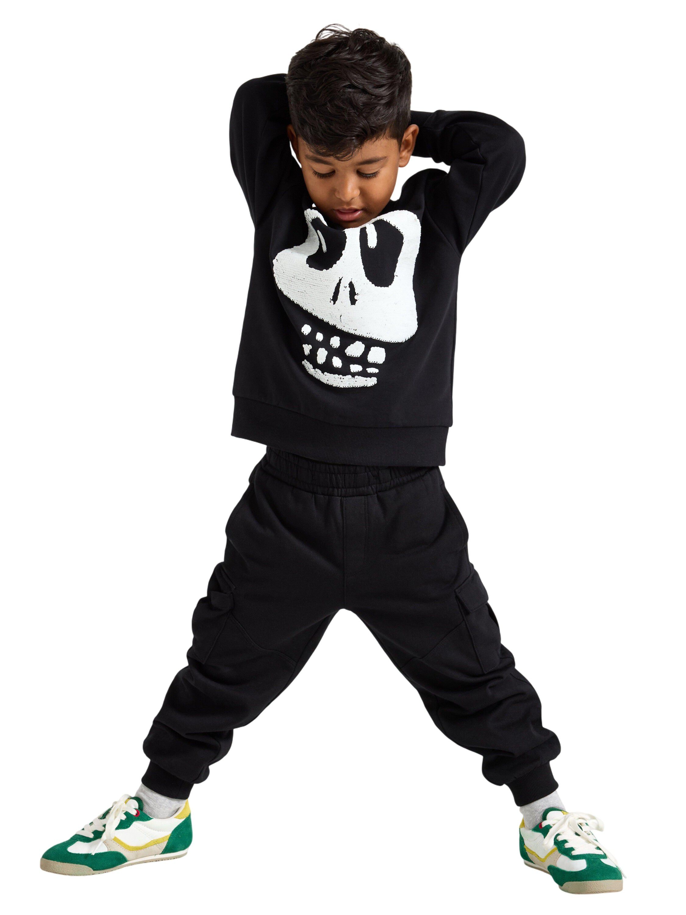 Sweatshirt in soft cotton jersey wi