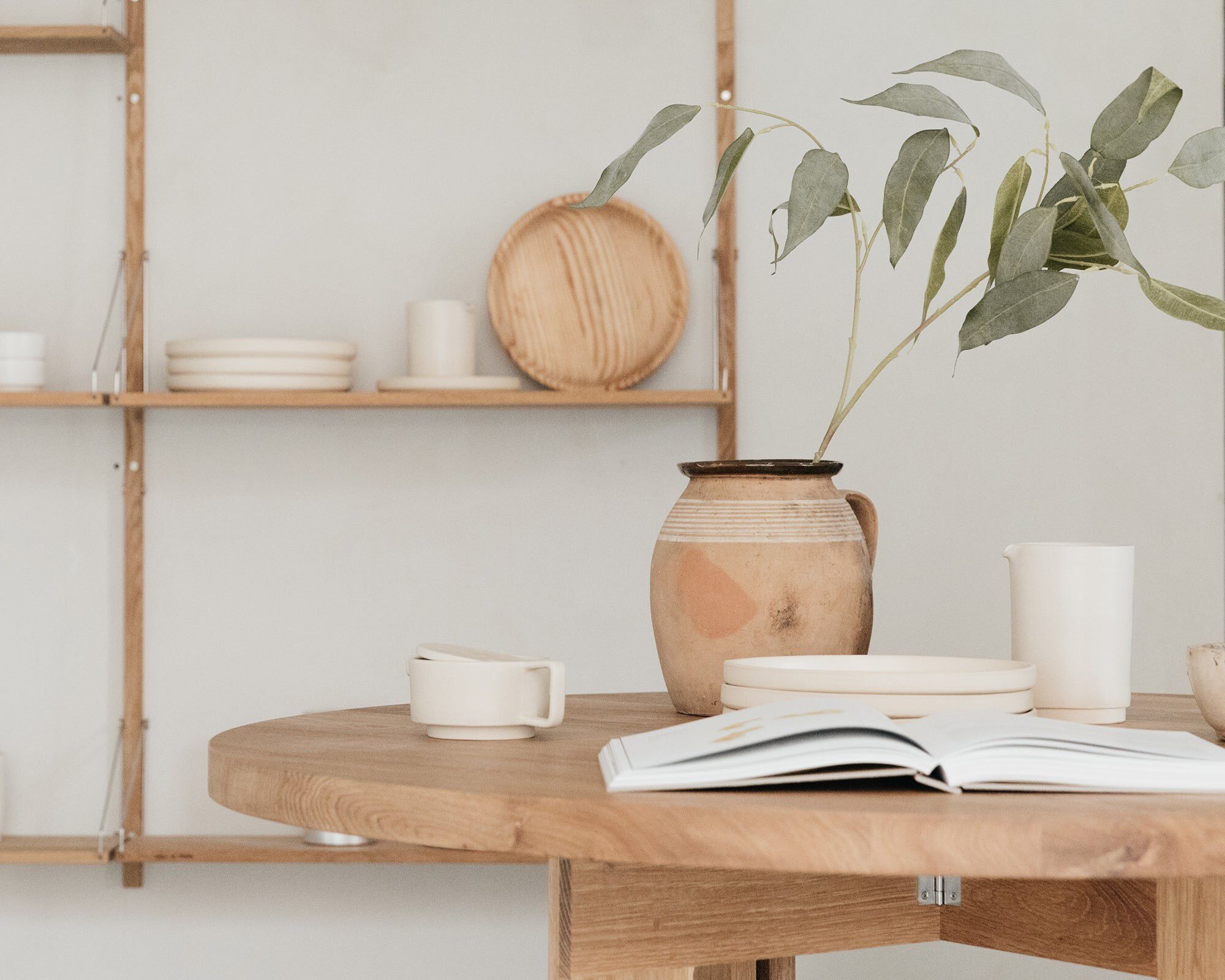 Otto Ceramic Jug | Natural | Large