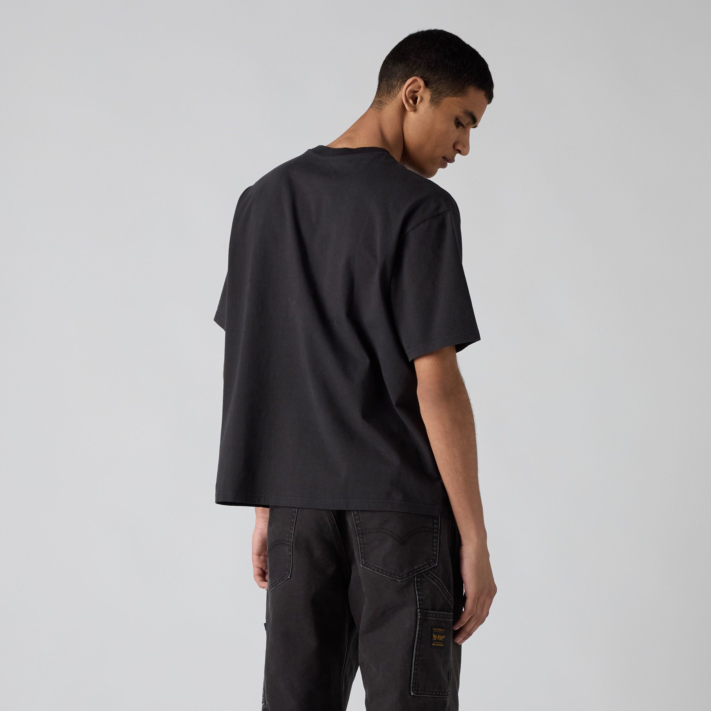 SS WORKWEAR PKT TEE JET BLACK