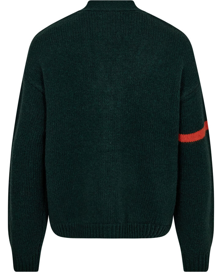 Wool Letter Cardigan