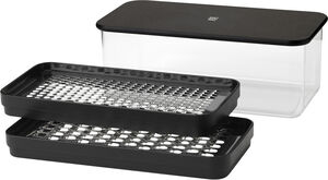GRATE-IT rivejern med beholder black