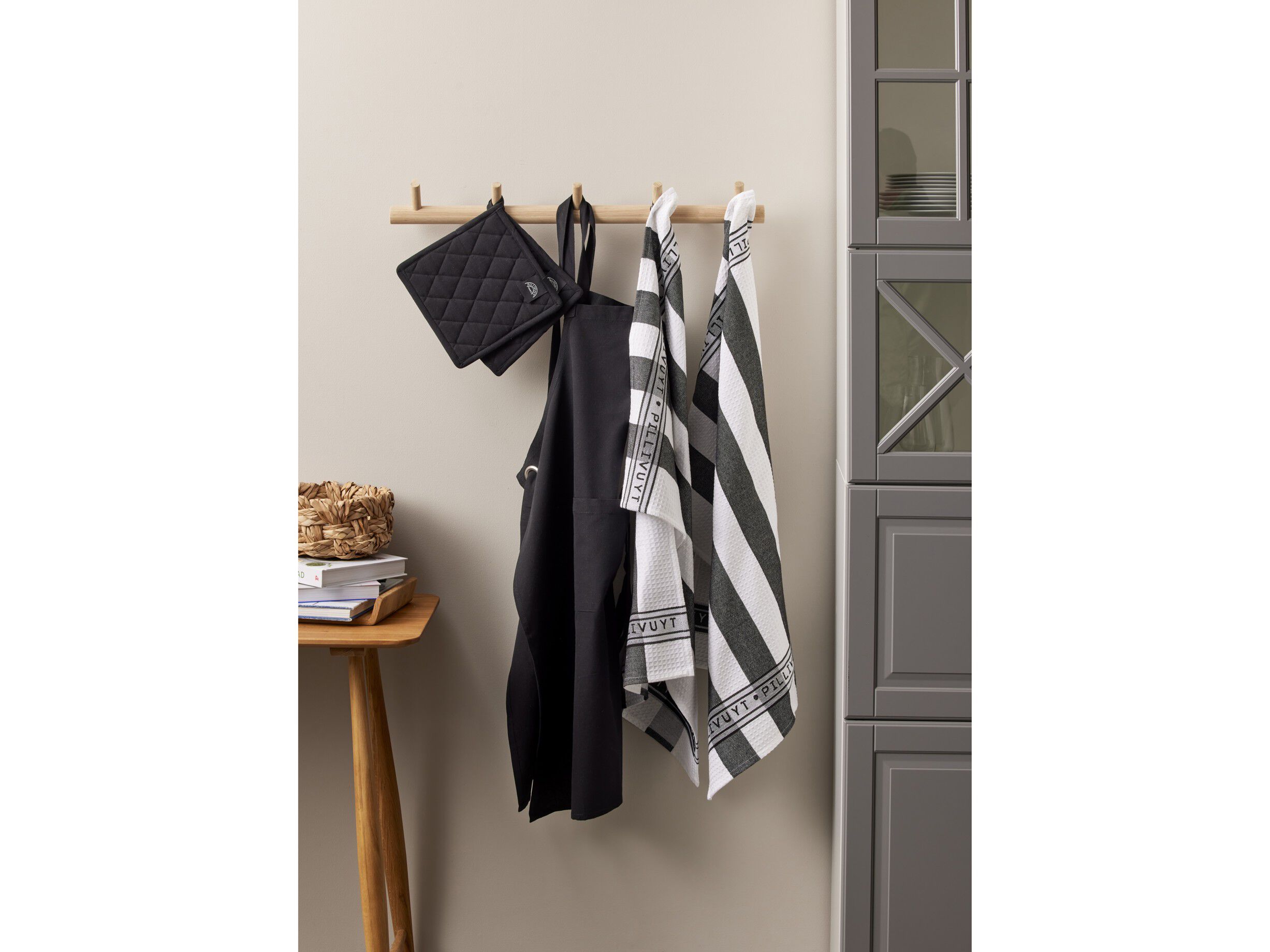 Tekstils&aelig;t recycle Pillivuyt 5 dele Sort