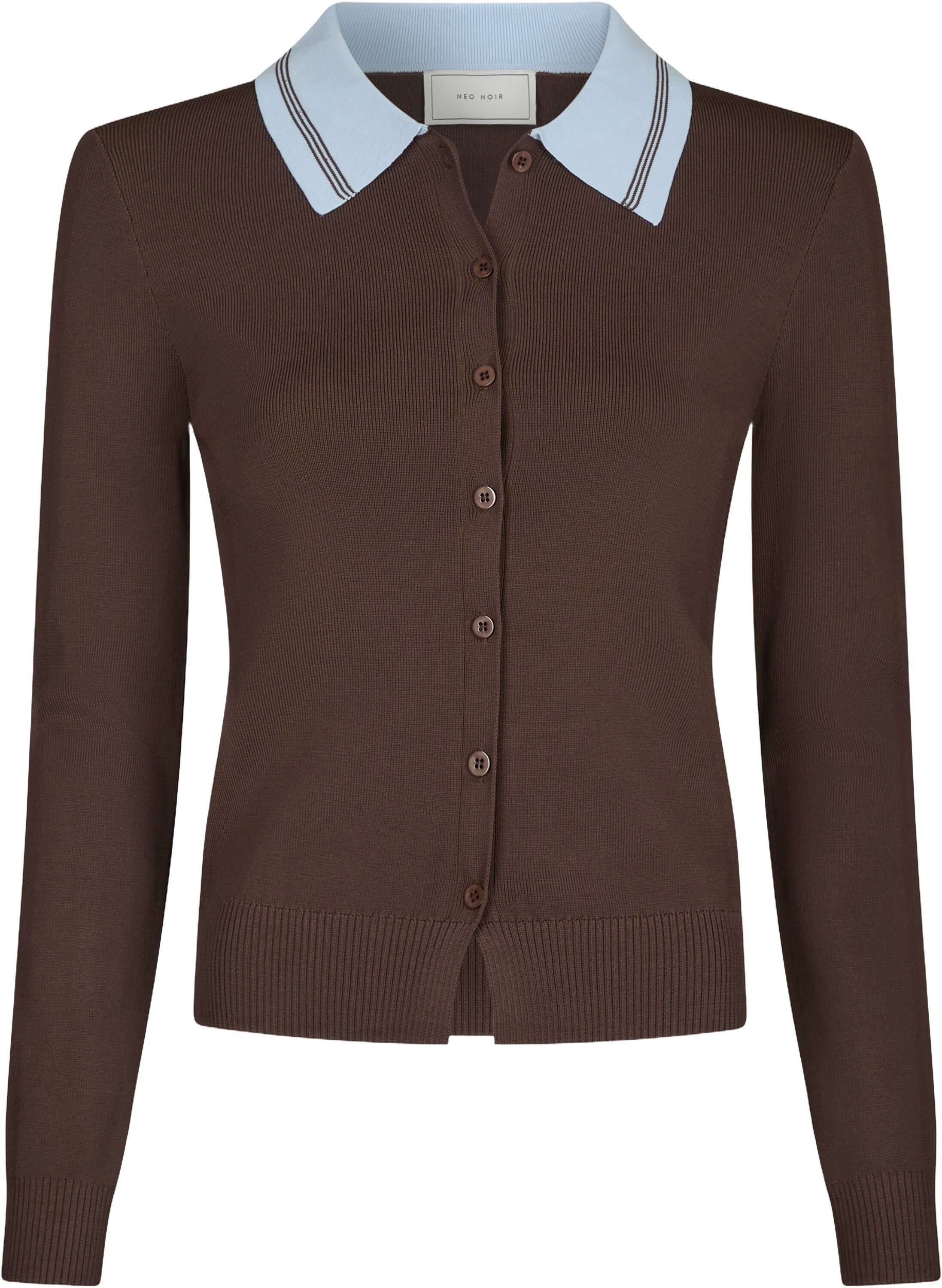 Filiana Contrast Polo Blouse