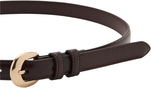 Buckle skinny belt