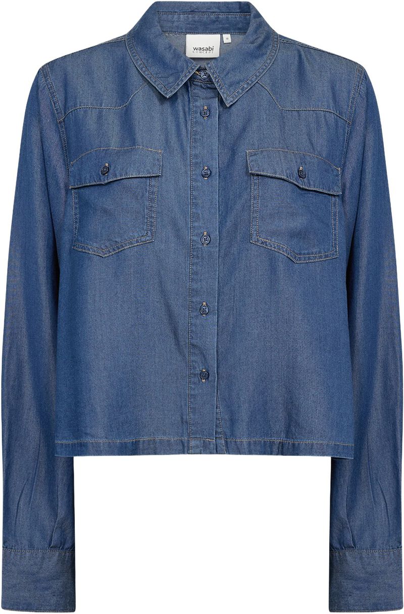 Wa-Flora 12 Skjorte MøRk Denim