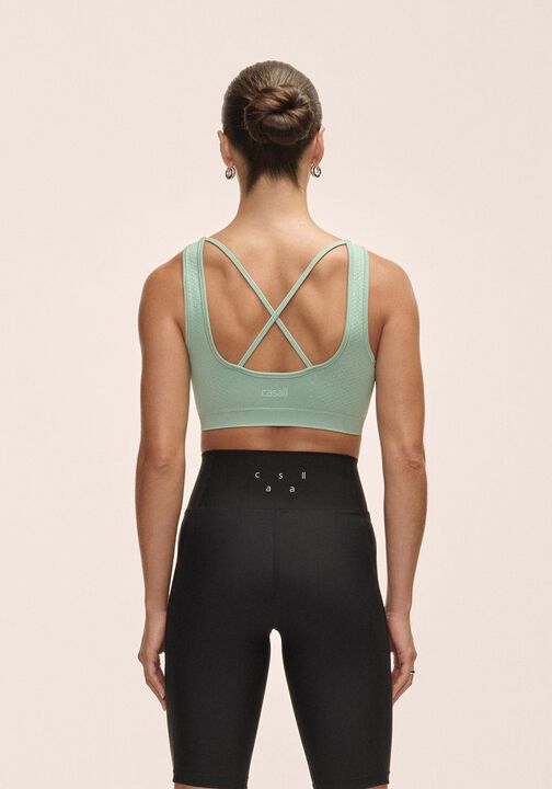 Scallop Seamless Sports BH