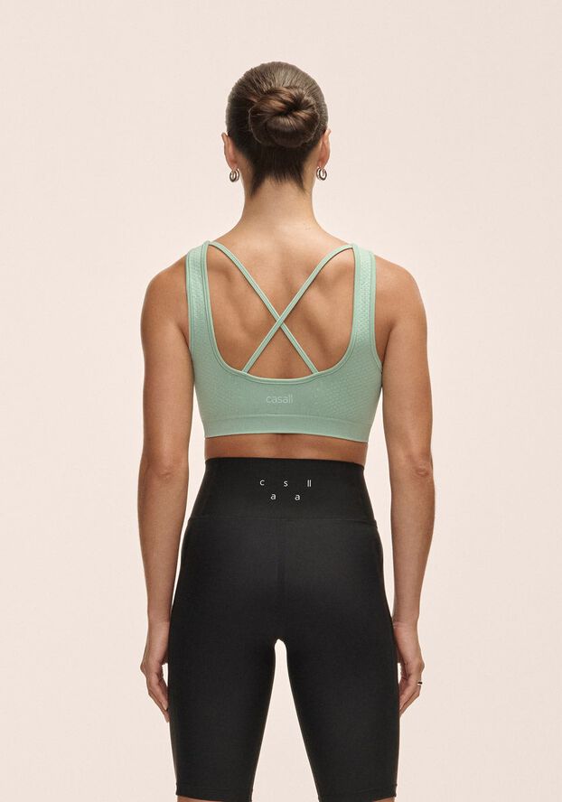Scallop Seamless Sports BH