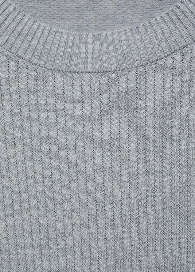 Ribbed knit t-shirt