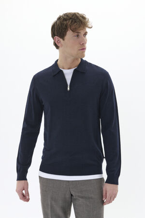 MAPolo Knit LS