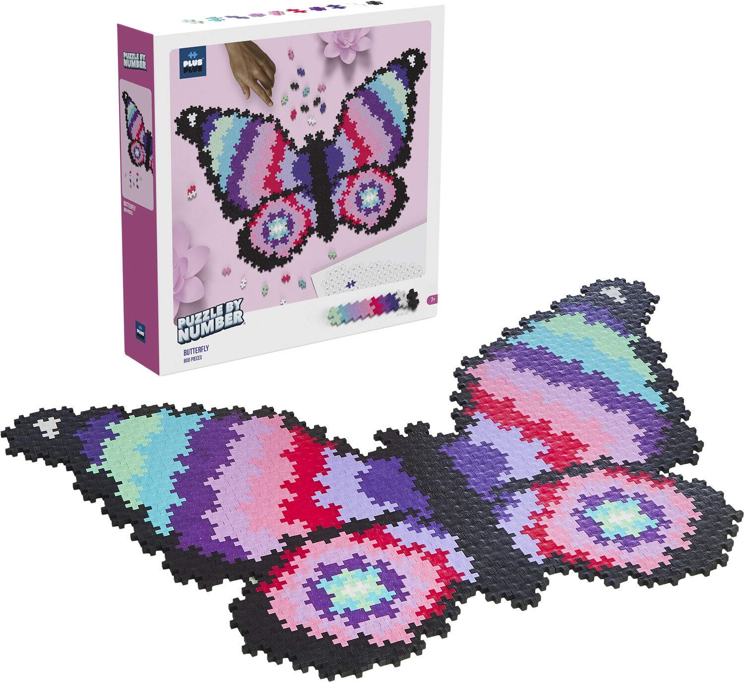 Puzzel by Number Butterfly