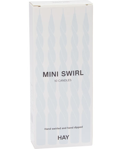 Mini Swirl Candle-Set of 10-Light b