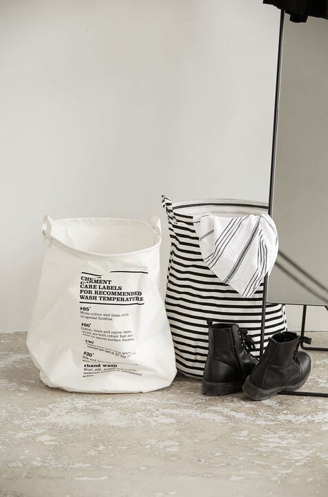 Vasketøjspose med striber - Ls0120