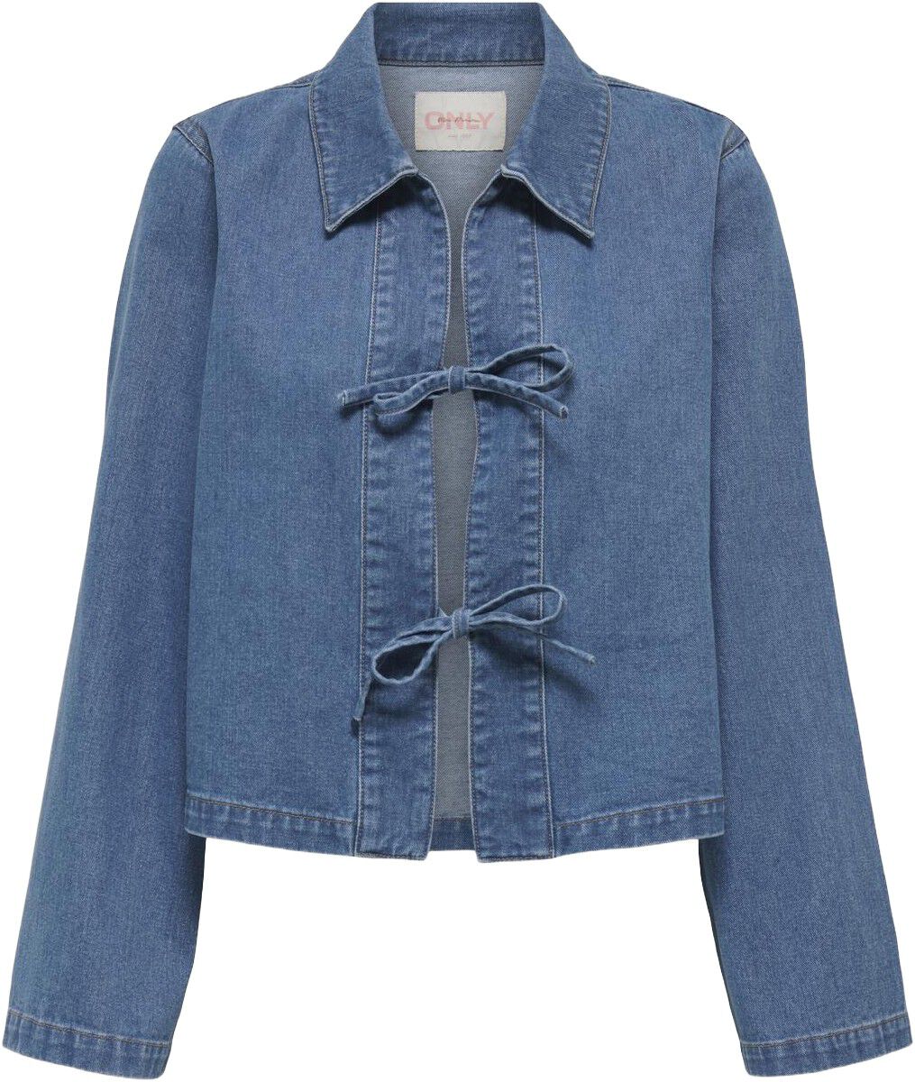Onlthora Ls Bow Shirt Dnm Cs Gua