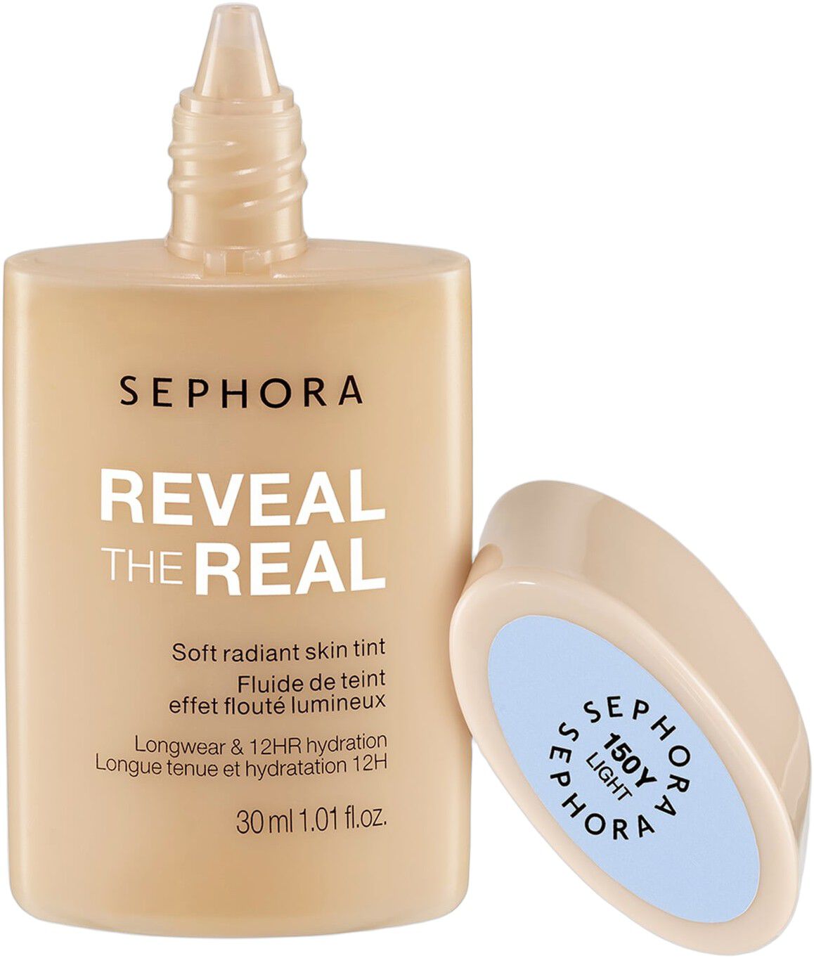 Reveal The Real - Flydende teint med lysende og sl&oslash;ret effekt